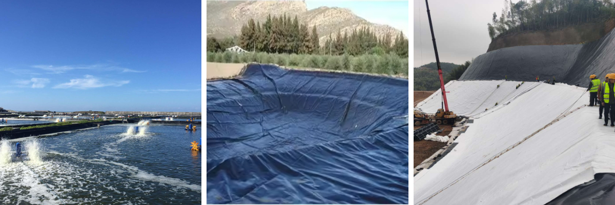 غشاء أرضي مركب من الجيوتكسيلي غشاء أرضي مركب من الجيوتكسيلي