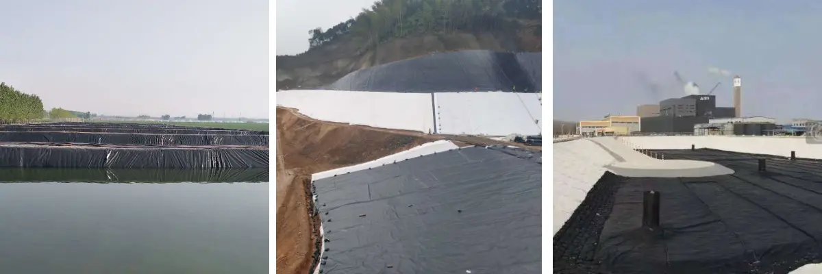 Pelapik Geomembrane Tak Telap Konduktif Pelapik Geomembrane Tak Telap Konduktif