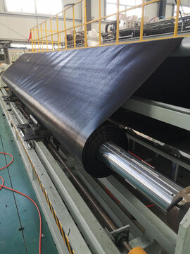 الأغشية الأرضية المصنوعة من مادة HDPE المزخرفة بسطح خشن