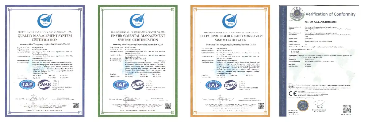 มณฑลซานตง Yibo Yangguang Engineering Materials Co., Ltd. มณฑลซานตง Yibo Yangguang Engineering Materials Co., Ltd.