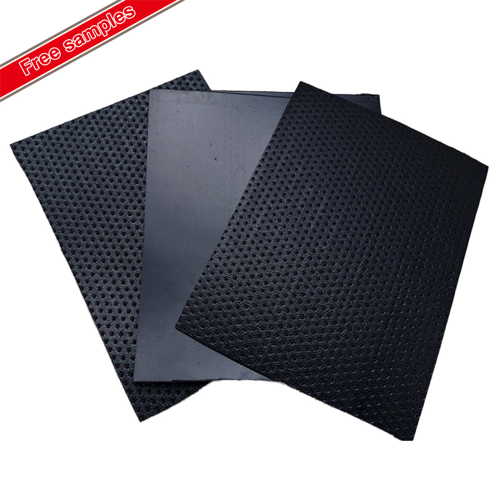 الأغشية الأرضية المصنوعة من مادة HDPE المزخرفة بسطح خشن